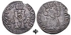 MILANO Denaro da 8 Soldi ARGENTO Carlo V d