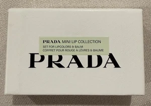 Prada Beauty Holiday Limited Mini 3 Lip Collection Set For Lip Colors & Balm - Picture 1 of 3