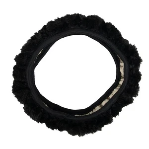 High Quality Steering Wheel Cover Car Decorations Natural Plush Plush 38cm - Picture 1 of 12