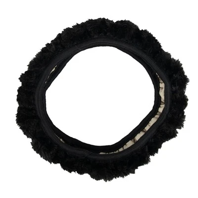 High Quality Steering Wheel Cover Car Decorations Natural Plush Plush 38cm - Image 1 of 4