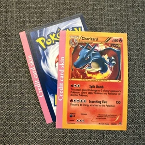Charizard Pokémon Debit Credit Card Skin - Small Chip - Matte - Picture 1 of 3