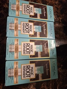 (4) Color de cabello L'oreal Magic Root Rescue 10 minutos raíz - 4 marrón oscuro - SKU753 - Imagen 1 de 5
