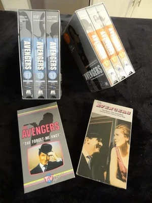 9  Tape VHS Lot: THE AVENGERS '64 - '67 Collections  2-Tape Sets and two single  - Image 1 of 4
