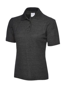 Uneek - Polo Uniseks Ultra Kapas 100% Ring Spun Combed Cotton - Kelabu - Saiz 3 - Picture 1 of 1