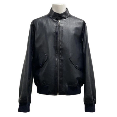 Jaqueta Harrington de Couro Autêntica LOUIS VUITTON HSFL2ELAP Azul Marinho Escuro - Masculina - Imagem 1 de 4