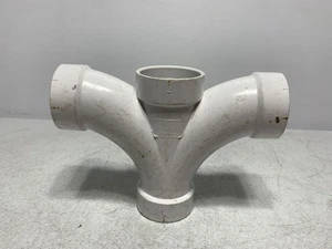 Nibco 4835-B Double Fixture Tee PVC DWV 2" (lot of 2) - Picture 1 of 6