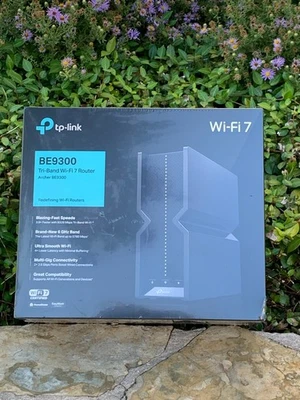 TP-Link Archer BE9300 Router | Tri-Band WiFi 7 Wireless Router | up to 9.2 Gbps - Image 1 of 4