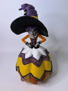 Katherine's Collection Halloween Kandee Maíz Delicias Perturbadoras Estatuilla Bruja - Imagen 1 de 10