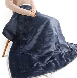 Faraday Blanket - Size 50" x 60" Blanket, Navy Blue - Picture 1 of 6
