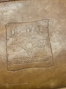 Berms. Borsa per scarpe da golf in pelle HOOTIE &Blowfish Intercollegiate Tourney Bulls Bay - Foto 1 di 6