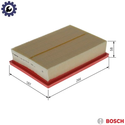 AIR FILTER F 026 400 720 FOR LEXUS 2GR-FXS 3.5L 6cyl RX1LR-GUE 4.8L 10cyl LFA - Image 1 of 4