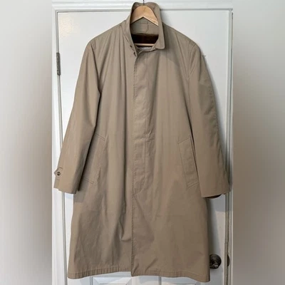 Gabardina vintage London Fog 44L - Forro extraíble, hecha en EE. UU. Foto 1 de 4