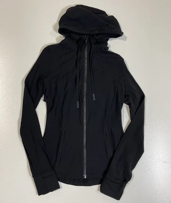 Chaqueta Lululemon Negra Con Capucha Define Talla XS Atletismo Yoga Entrenamiento Gimnasio Foto 1 de 4