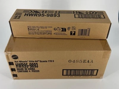 Hot Wheels Collectors Hot Wheels Elite 64 Scania 770 S (LOT of 5 SEALED) In Hand - Image 1 of 4