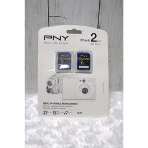 PNY 2er Pack 2GB SD Karten - Bild 1 von 2