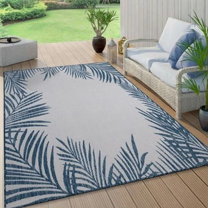 Rugshop Outdoor Carpet Tropical Floral Palm Leaves Outdoor Rugs for Porch 8x10 - Picture 1 of 10