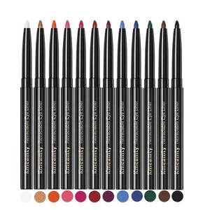 Gel Eye Liner Pencil Set, 12 Colors Retractable Long-Lasting Smooth Waterline... - Picture 1 of 8