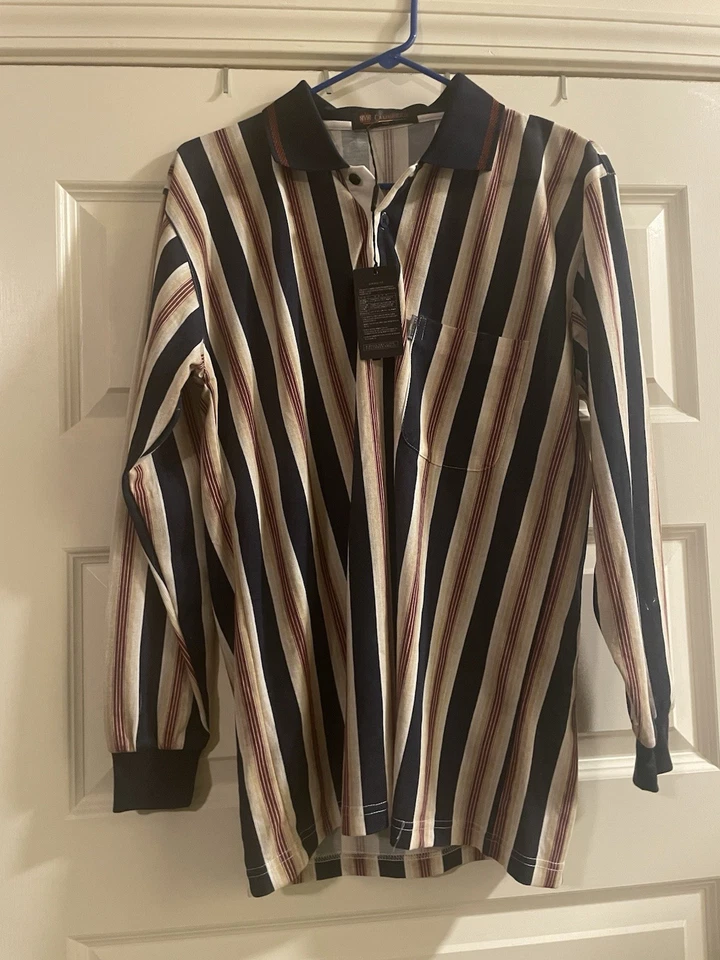 Vintage Cambridge  Shirt Mens Oxford Multicolor  Long Sleeve Medium NWT - Image 1 of 3