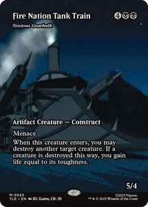 Fire Nation Tank Train - Noxious Gearhulk (Borderless) - 0025 - MTG X Avatar - Picture 1 of 1