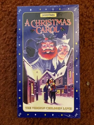 FACTORY SEALED-A Christmas Carol-1995 VHS-GOOD TIMES-DICKENS-CAYRE BROTHERS - Image 1 of 3