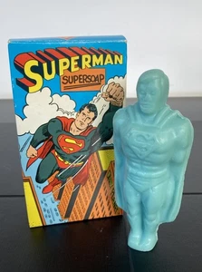 Vintage 1970’s Superman Supersoap Boxed Soap DC Comics Cliro Made In UK Rare - Bild 1 von 12