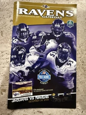 BALTIMORE RAVENS Vs Jacksonville Jaguars 2008 NFL GAME PROGRAM 12/28/2008 - Image 1 of 4