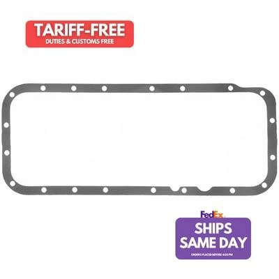 Fel-Pro 1808, One Black Fiber Bb Fits Chrysler Oil Pan Gasket 5/64In Thick Perfo - Image 1 of 4