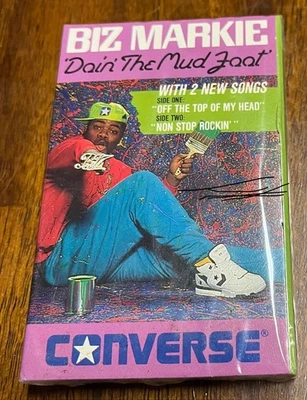 Biz Markie Doin The Mud Foot Off The  Top Of My Head Non Stop Rockin SEALED Rap - Image 1 of 4