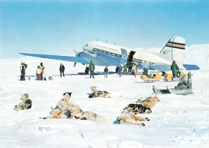 Postcard Airline Icelandair DC-3 TF-ISB No. 78 CC8. - Picture 1 of 2