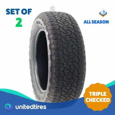 Set of (2) Used 275/60R20 Goodyear Wrangler Trailrunner AT 115S - 7.5/32 - Image 1 of 4