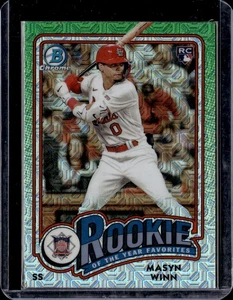 2024 Bowman Masyn Winn Rookie of the Year Favorites Mojo Refractors Rookie - Picture 1 of 2