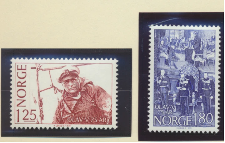Estampillas de Noruega Scott #731 a 732, montadas como nuevas Foto 1 de 1