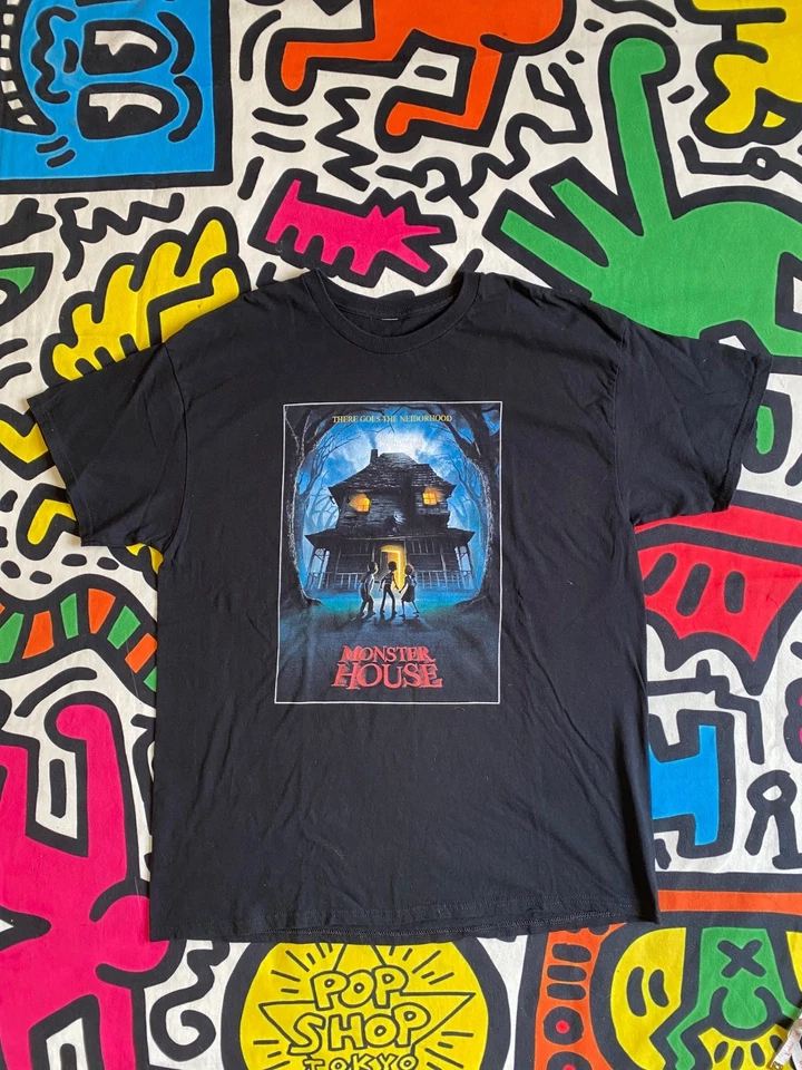 CAMISETA VINTAGE DISY PIXAR MONSTER HOUSE TALLA XL Foto 1 de 4