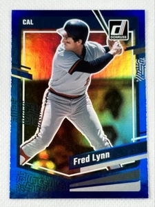 2023 Donruss 193 Fred Lynn Holo Blue California Angels - Picture 1 of 2