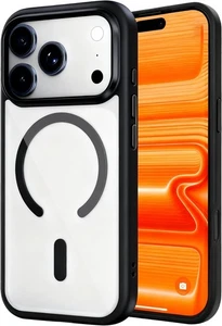 Ultra-Thin Magsafe Phone Case, Black/Clear For iPhone 17,17 Pro, 17 Pro Max - Picture 1 of 6