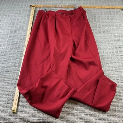 Pantalones informales de negocios rojos para mujer Preston and York talla 18 Foto 1 de 4