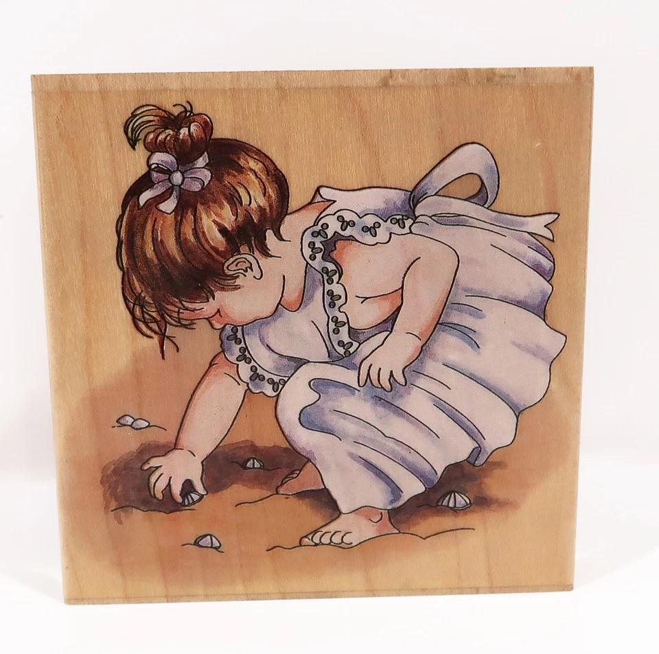 Sellos Happen, sello de goma LG, 50031 colección de conchas marinas, bebé niña Foto 1 de 4