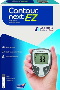 Medidor De Glucosa Azúcar Glucómetro Diabetes Contour Next EZ Glucose Bayer - Picture 1 of 3