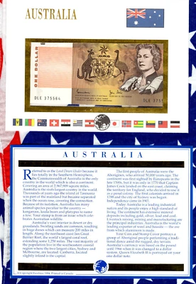 E Banknotes of All Nations Australia $1 P-42d 1983 UNC Johnston/Stone DLE 375564 - Image 1 of 4
