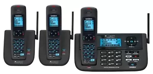 Uniden XDECT R005 CORDLESS PHONE SYSTEM 3 Phones 3 X charger base 3x - Photo 1/8