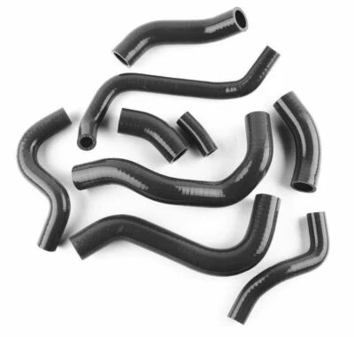 Juego de manguera de agua de radiador de silicona negra para Honda 2008-2013 CBR1000RR CBR 1000 RR Foto 1 de 4