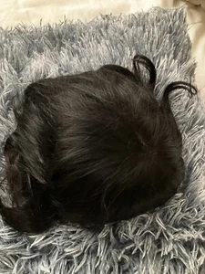 Super Fine Welded Mono Single-Strand Single-Knotted Hair System - 8X10 - Black - Picture 1 of 18