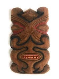 Tiki Mask Shield 8" Wall Plaque - Pop Art | #dpt512720 - Picture 1 of 1