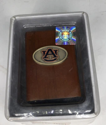 Taza de lápiz de madera pequeña Auburn Tigers NCAA - 3,75" X 2,5" - Nueva Foto 1 de 4