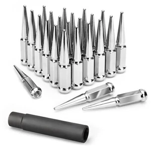 KSP 24pcs M14x1.5 Spike Lug Nuts for Chevy Silverado Sierra 1500 GMC Sierra 1500 - Picture 1 of 6