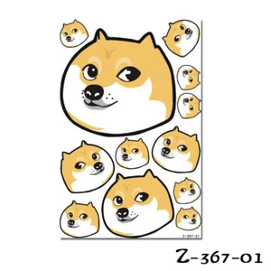 Fun & cute car/ wall decal sticker of my dog funny Husky faces for car/ window - Picture 1 of 1