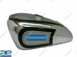 Compatible With Norton Manx International Silver & Chrome Fuel Petrol Tank AEs - Foto 1 di 4