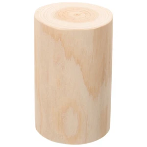 Natural Wood Stump Candle Holder Wooden Tealight Holder Stand Wooden Pile - Picture 1 of 12