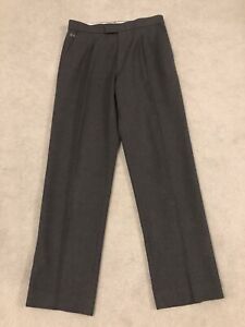 Boys grey school trousers with Teflon fabric protector - age 12-13