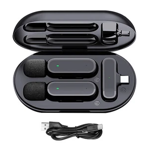 Wireless Lavalier Microphone Audio Video Recording Type C For iPhone 15/Android - Photo 1/19